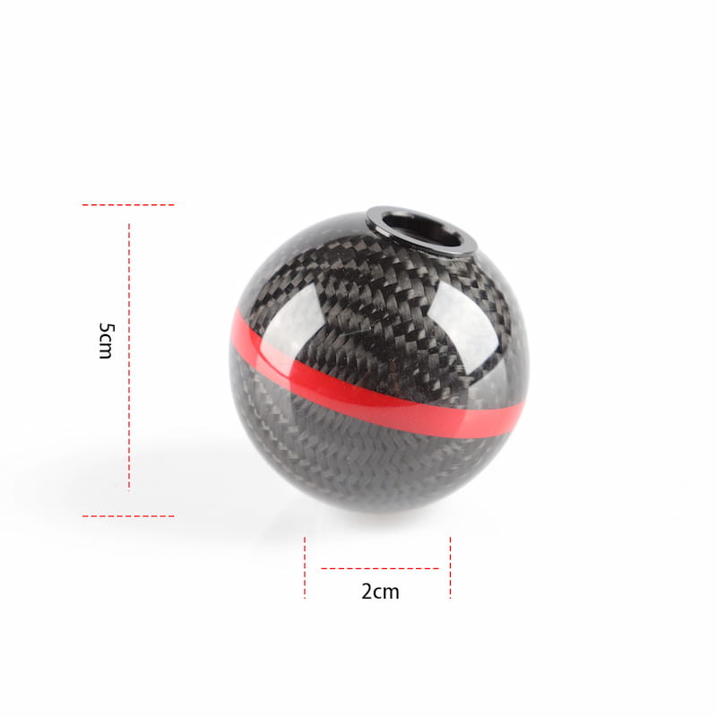 mugen carbon fiber shift knob size