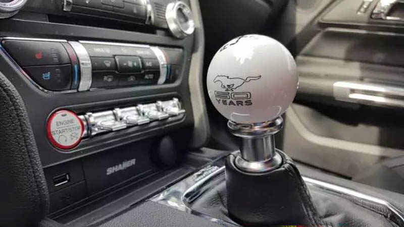 mustang 50th shift knob