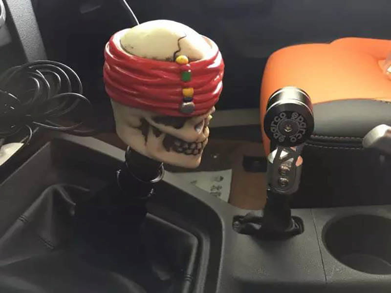 skull shape shift knob