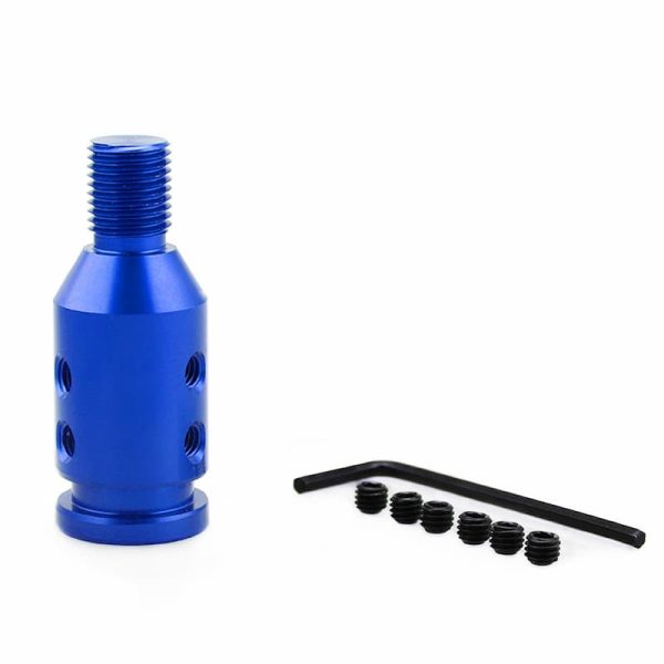 universal shift knob adapter blue