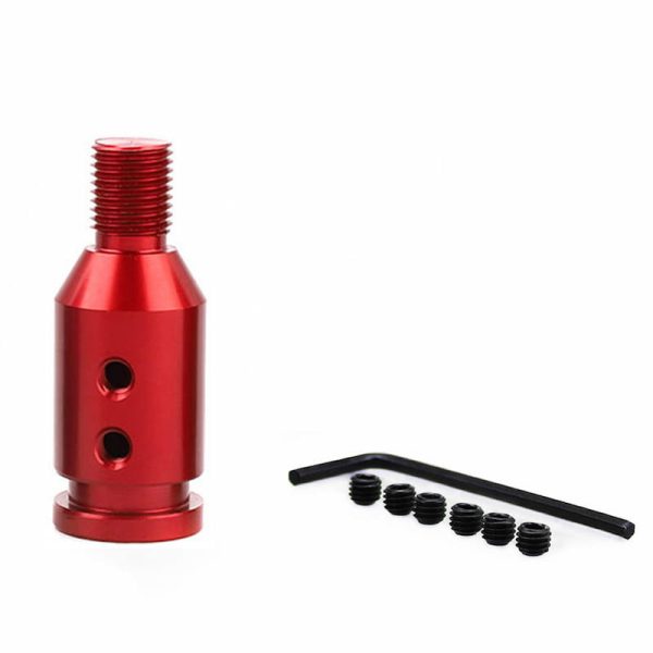 universal shift knob adapter red