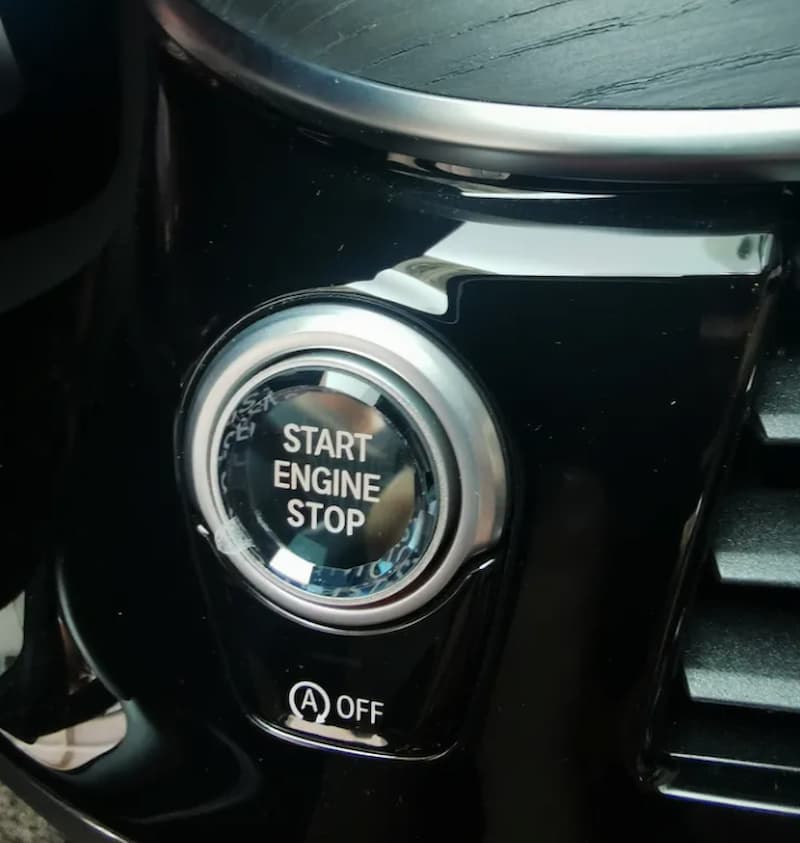 crystal start button