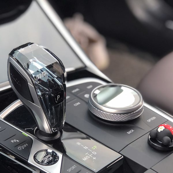 Bmw Crystal Gear Knob White M Logo