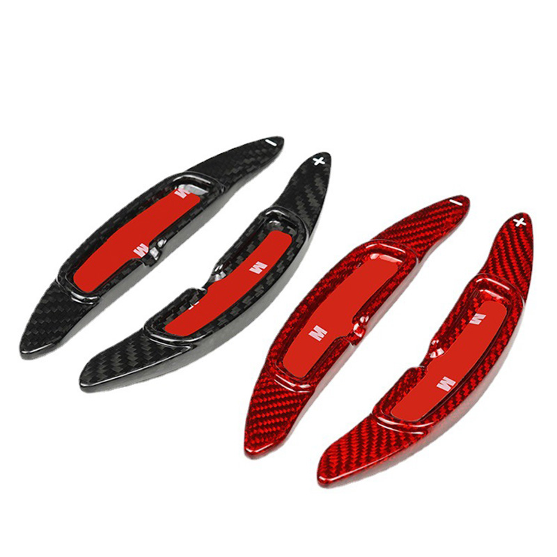 Porsche paddle shifters black Red