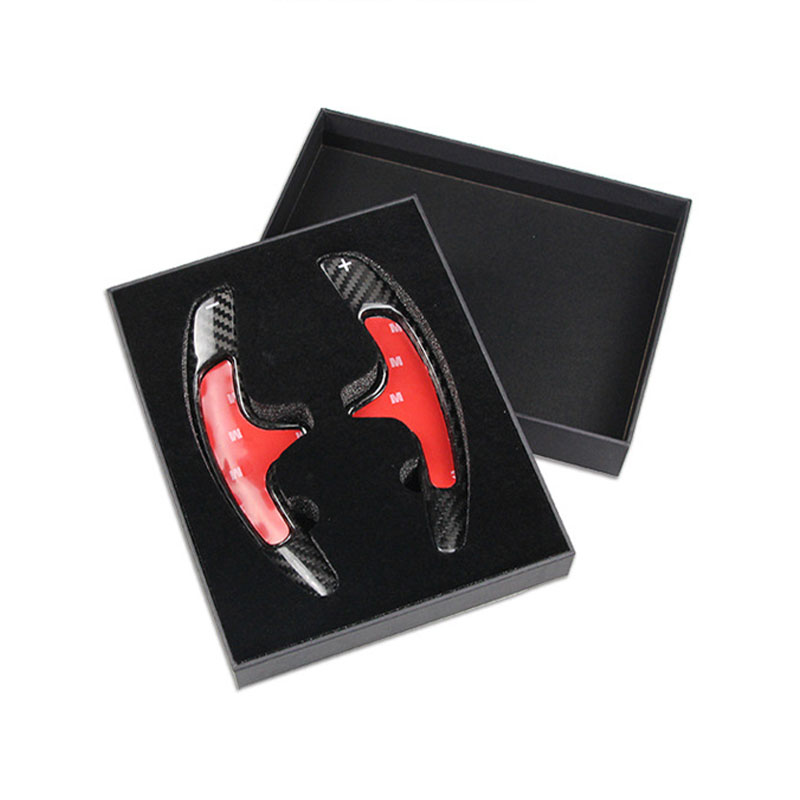Red Carbon fiber paddle shifter package