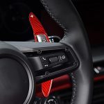 Red carbon fiber paddle shifter porsche