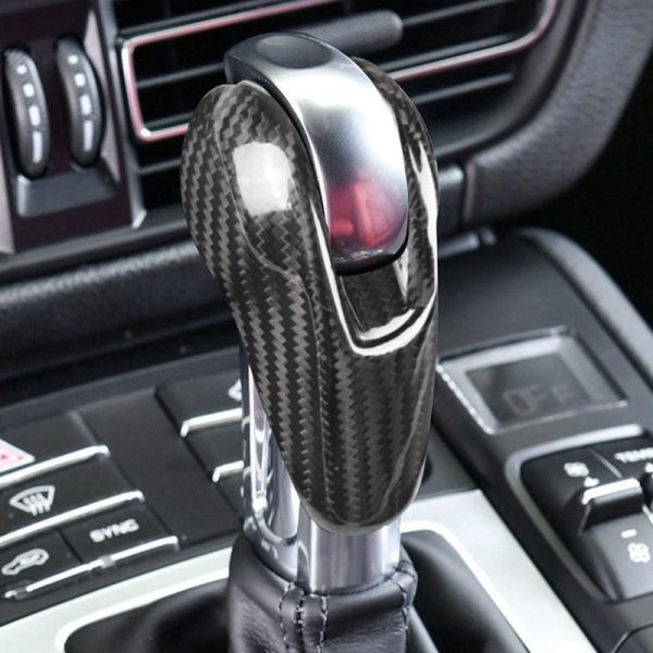 Carbon Fiber Shift Knob Cover Trim For Porsche - Image 7