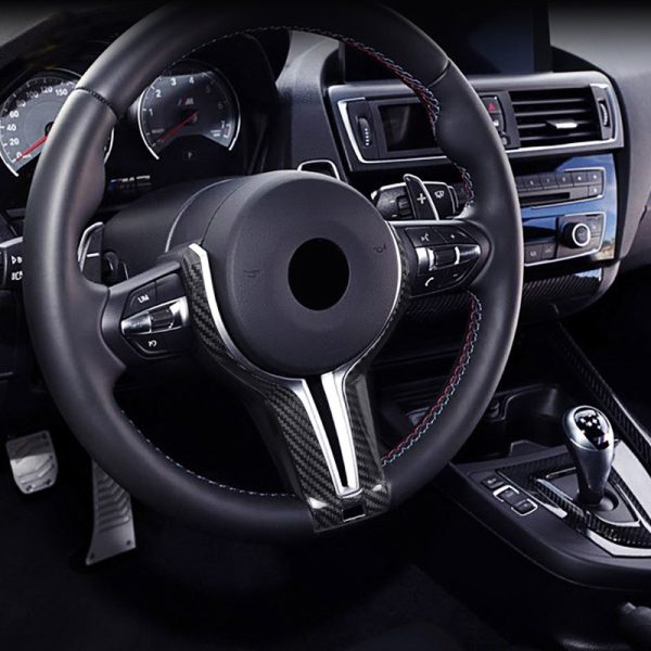 bmw steering wheel carbon trim