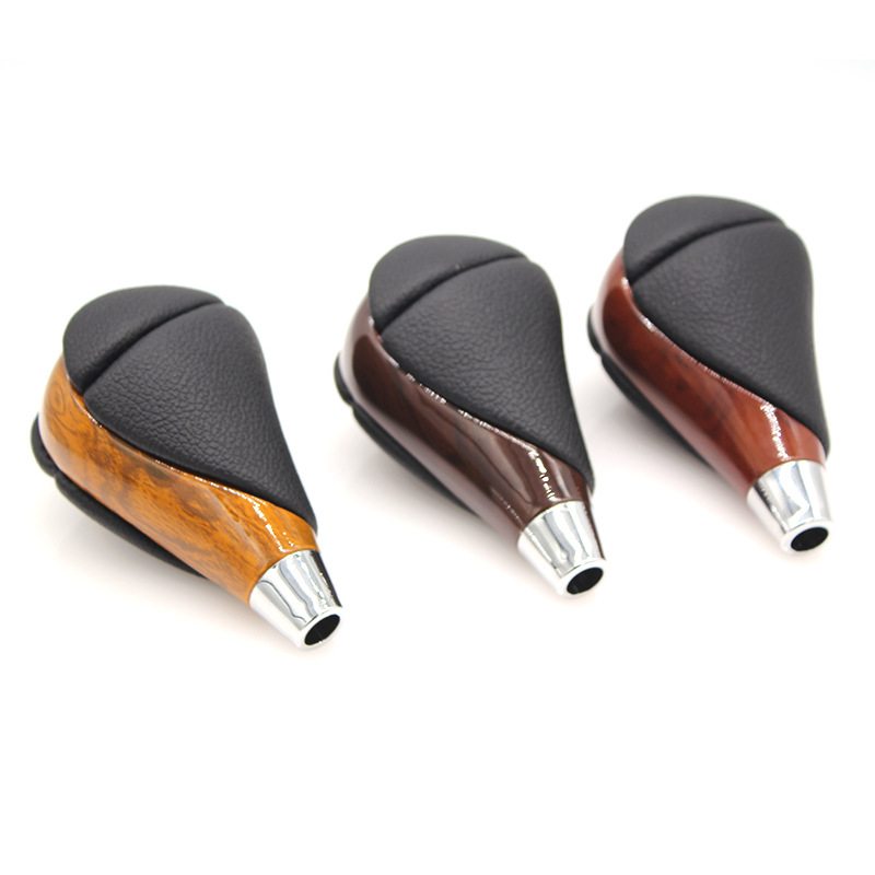 wood grain gear knob universal