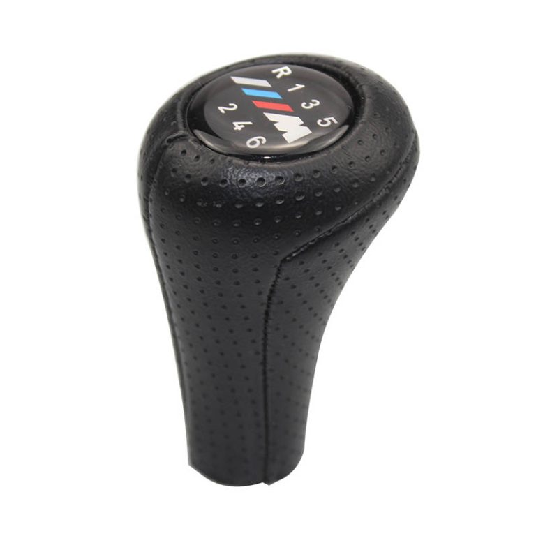 5/6 Speed Full Leather BMW Shift Knob with Hole E30 E36 E46 E87 E90
