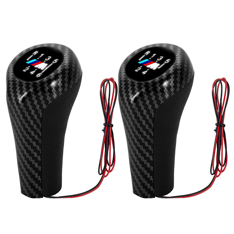 carbon illuminated BMW shifter Knob manual M