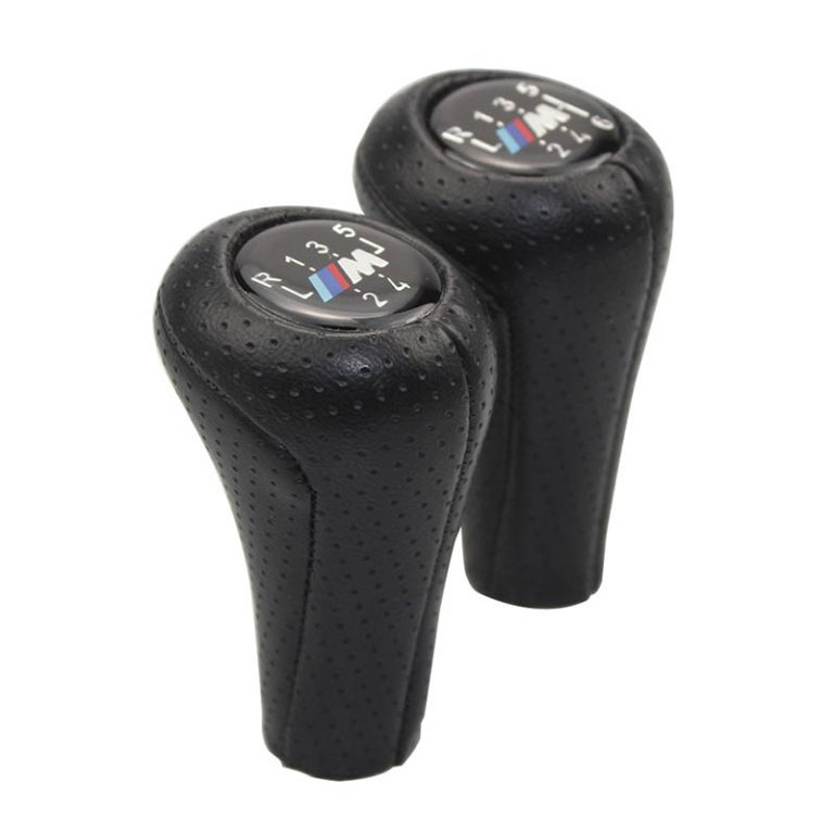 5/6 Speed Full Leather BMW Shift Knob with Hole E30 E36 E46 E87 E90 Coolshiftknobs