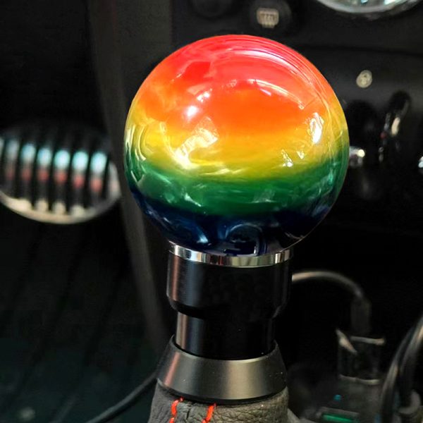 rainbow ball shift knob lucky