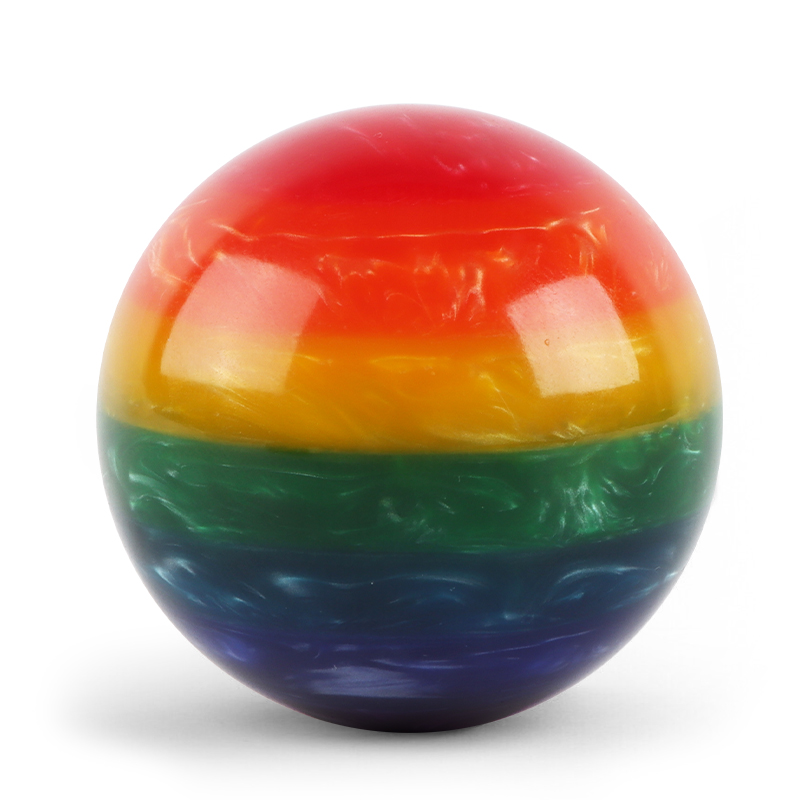 rainbow lucky ball shift knob