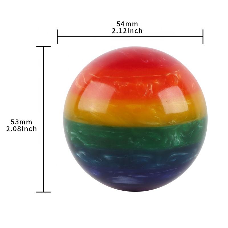 rainbow shift knob size