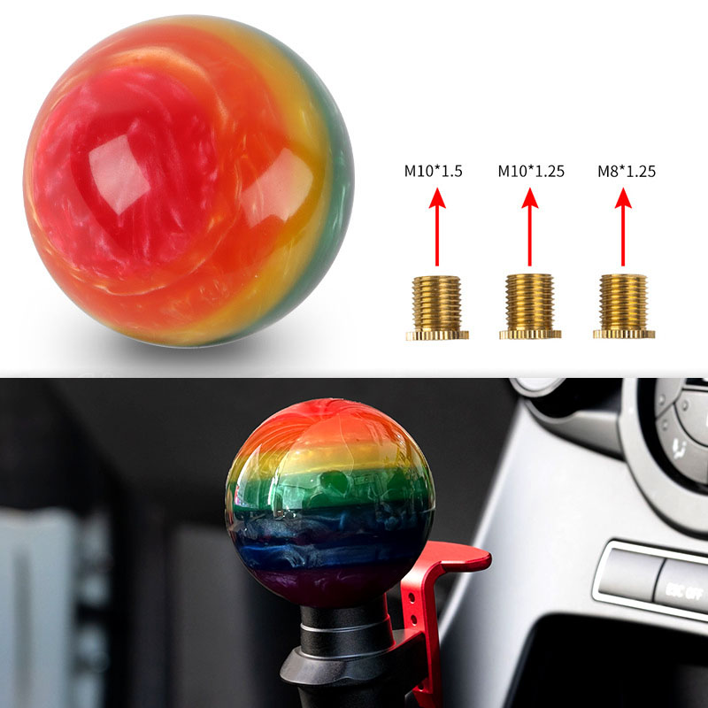 rainbow shift knob with adapters