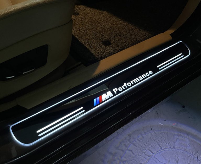 4pcs LED Illuminated Door Sill Lights for BMW | Coolshiftknobs