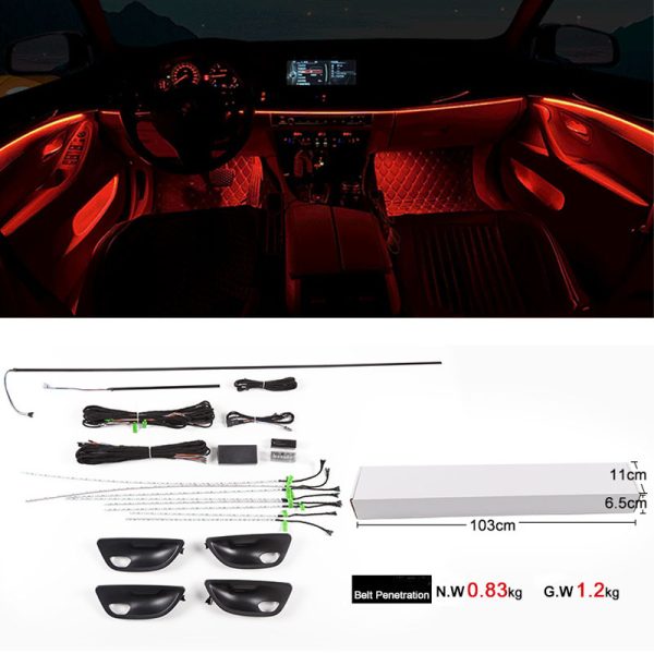 BMW Led Lights 5 Series F10 9-Color Interior Ambient Light - Image 3
