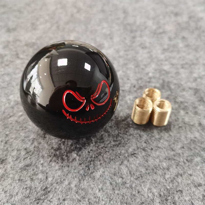 Black smiley gear knob modified