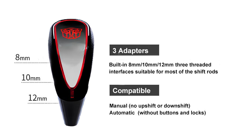 Transformers led shift knob specification