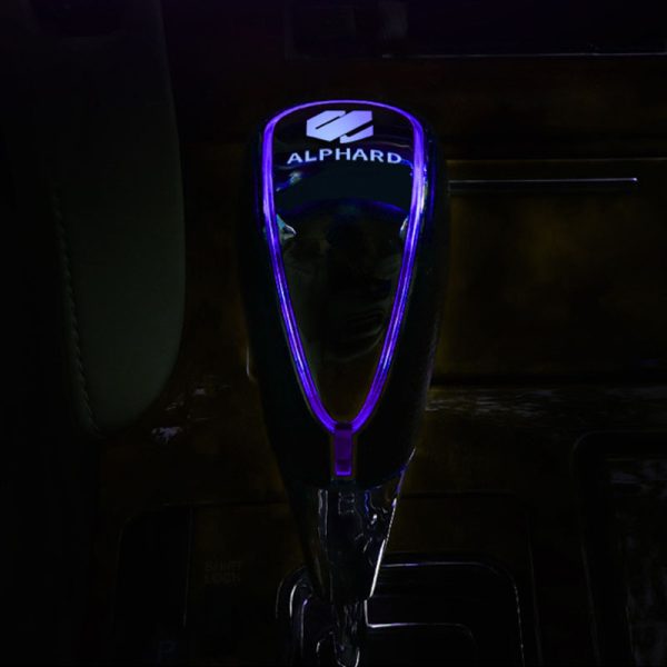 custom alphard led shift knob