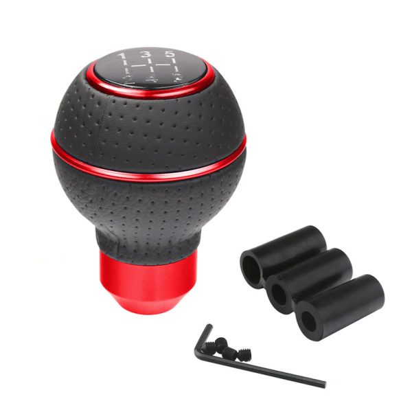 red modified gear knob