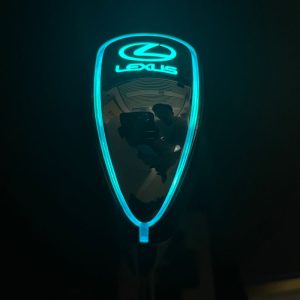 shift knob led custom logo