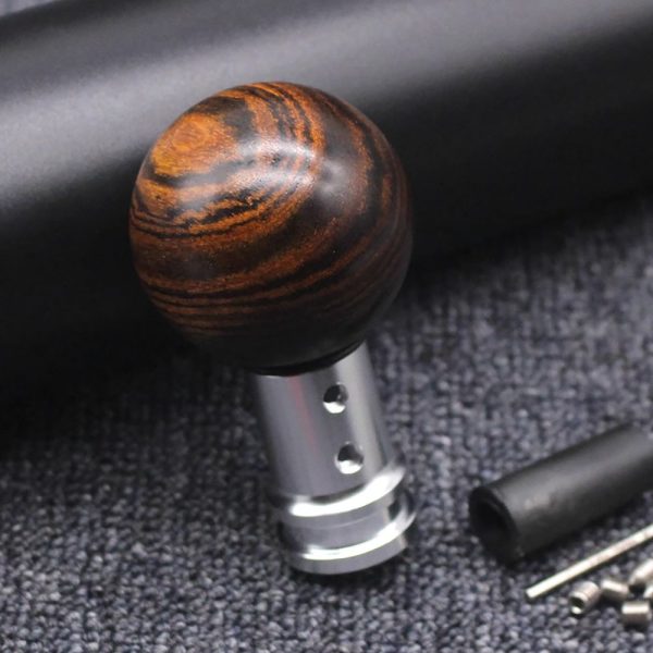 wood gear knob tiger sandalwood