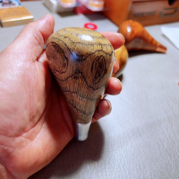 Angel's Eye Wood Shift Knob Gnetum Montanum M8 Thread - Image 3