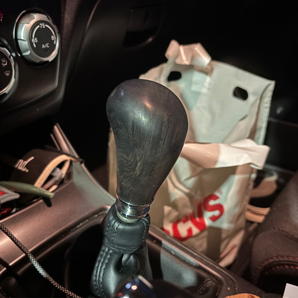 custom subaru wood shift knob M12