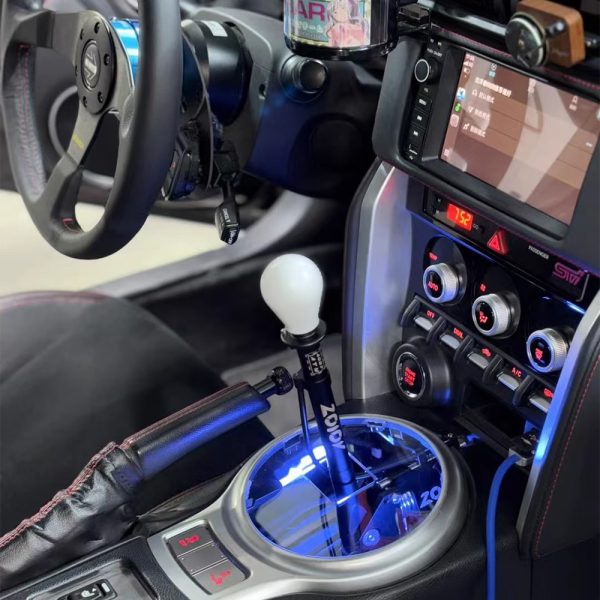 Acrylic Short Shifter Plate Cover Blue