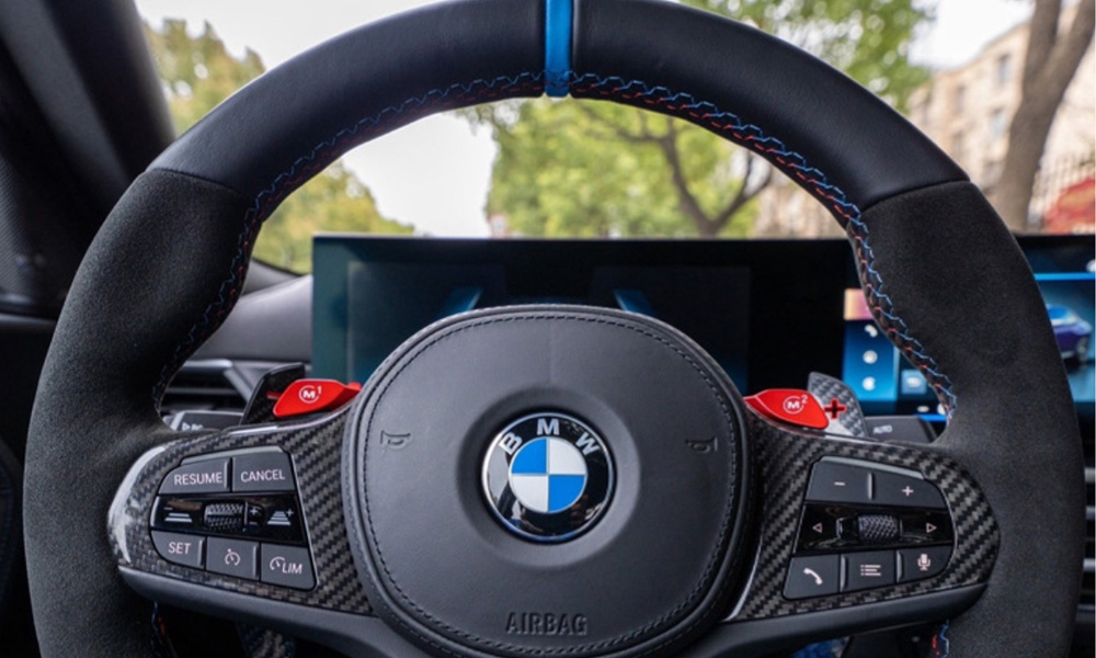 BMW MP Steering Wheel install