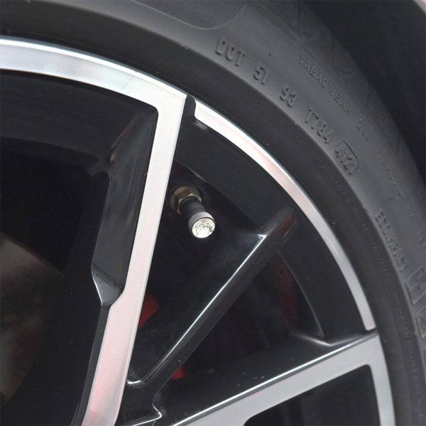 Crystal Valve Stem Caps Porsche