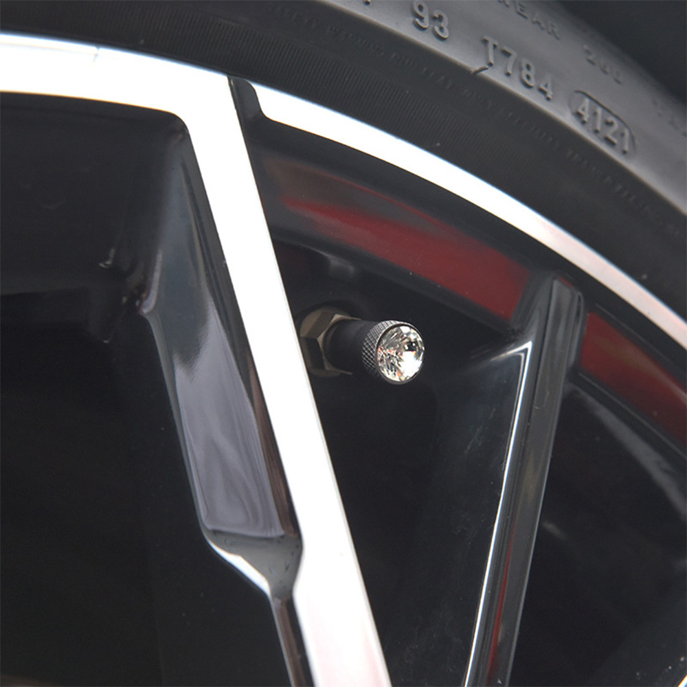 thumbnail image 2 of 4-Pack Carbon Fiber Tire Valve Stem Caps – Universal Fit For Porsche All Models, Durable 2 of 5