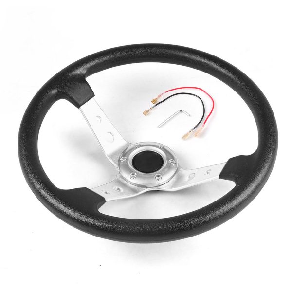 Racing Steering Wheel Custom 350mm Silver