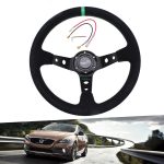Suede Racing Steering Wheel