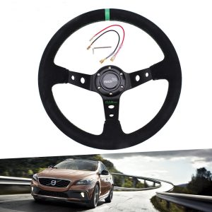 Suede Racing Steering Wheel