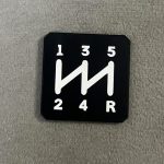 Aluminum Alloy Shift Stickers