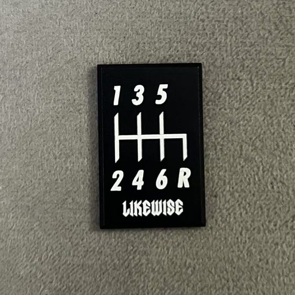 Aluminum Shift Stickers 6 Speed