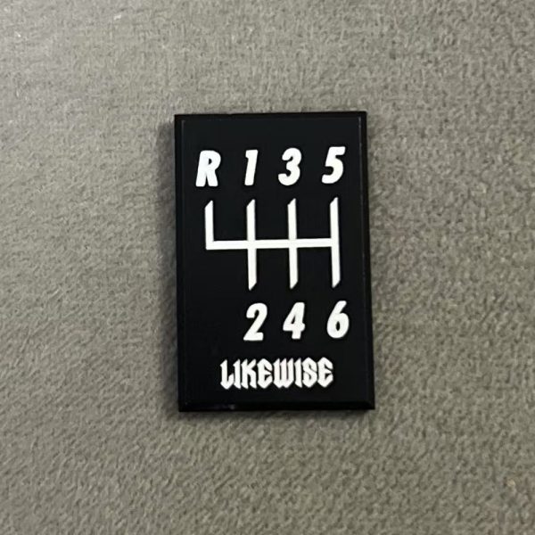 Custom Shift Gear Stickers 6 Speed