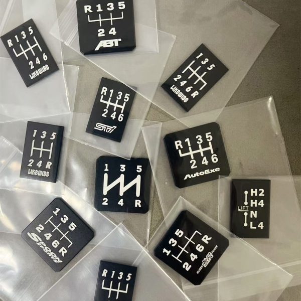 Universal manual shift stickers