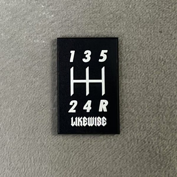custom shift gear stickers 5 speed