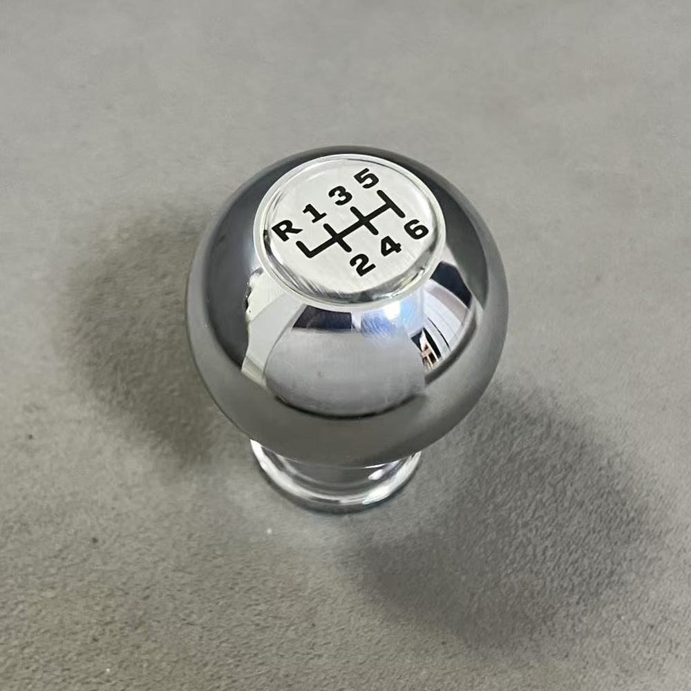 6 Speed Chrome Plated Stainless Steel Shift Knob