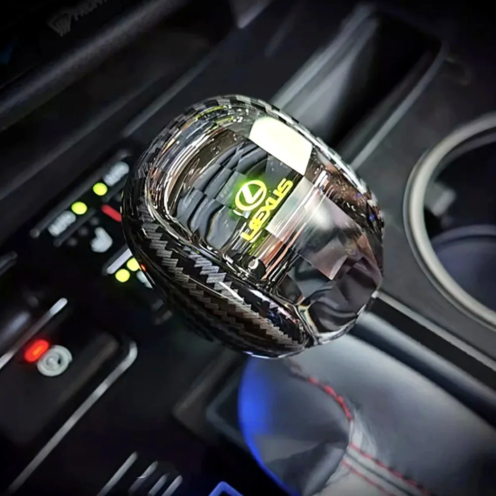 crystal-led-shift-knob-for-lexus-carbon-fiber-pattern crystal-led-shift-knob-for-lexus-carbon-fiber-pattern